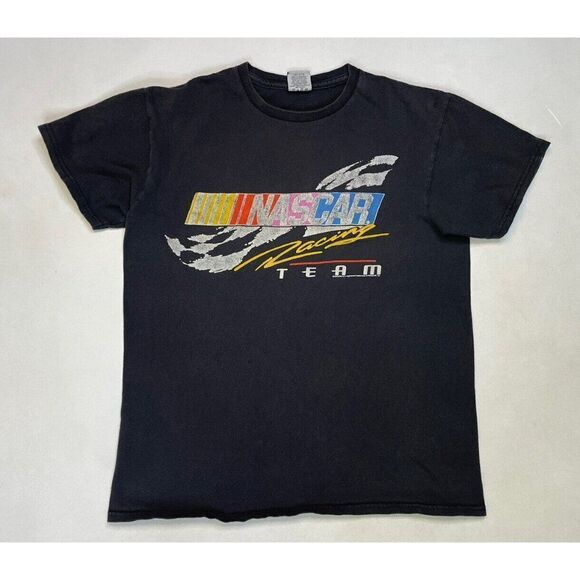 Junk Food Nascar Racing Team Graphic T-shirt Women Small Black - Picture 1 of 5